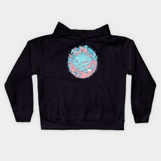 Seasonal Wave Riding Kids Hoodie